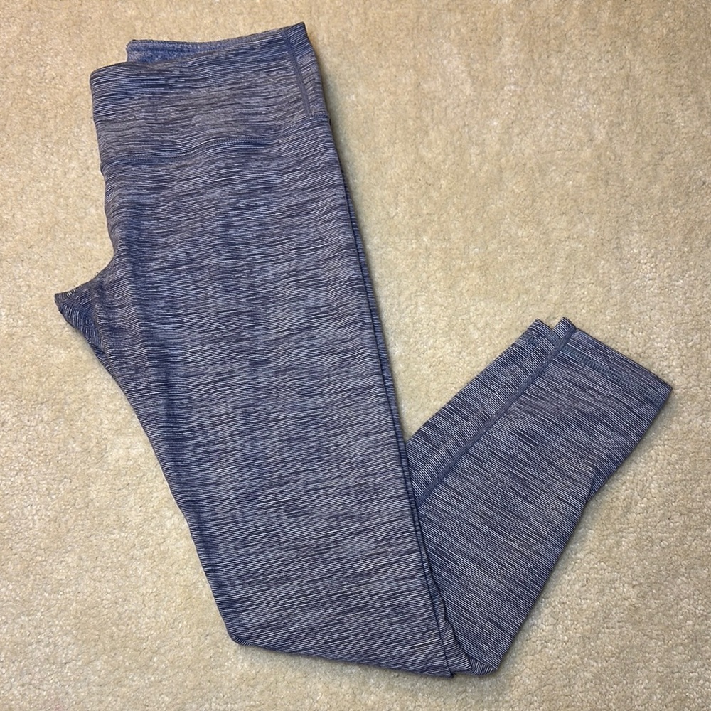 Lululemon Align Pant Gray/White 7/8 Leggings Size 8